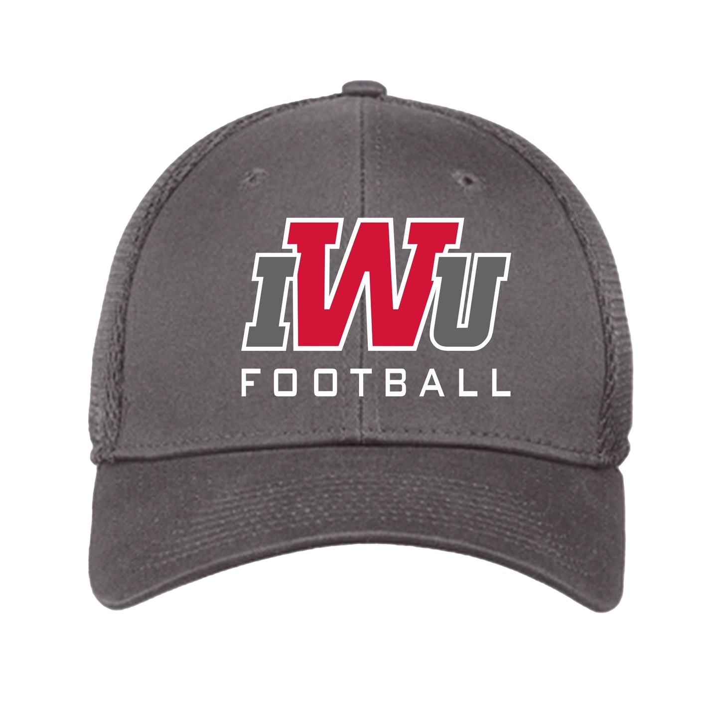 IWU Football Stretch Mesh FlexFit Hat